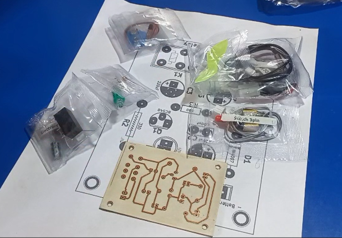 Pragmatic circuit board, components and schematic